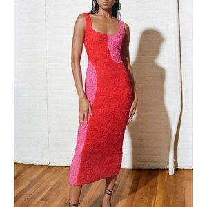 Hot Pink & Red MARA HOFFMAN Solan Dress - NEVER BEEN WORN